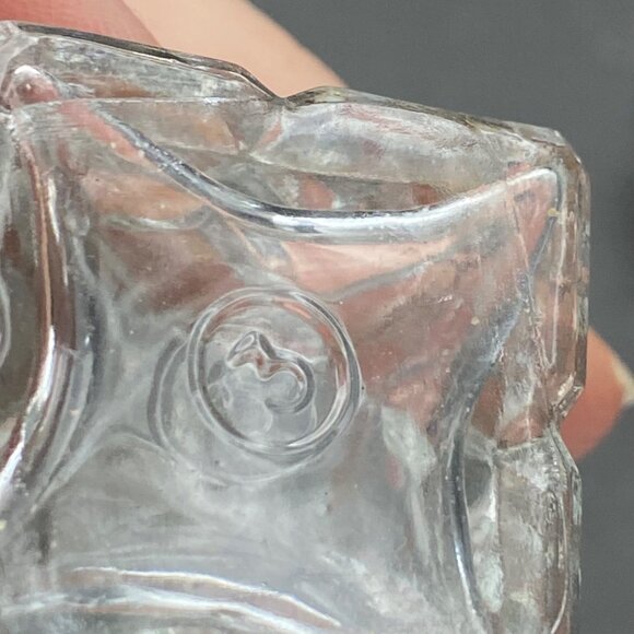 Vintage Diamond Glass Salt &‎ Pepper Shakers Miniature Square Retro Kitchen MCM - Picture 7 of 8